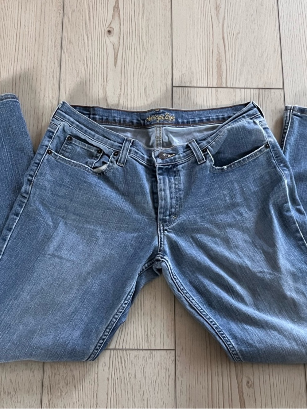 American Eagle Outfitters Light Blue Flare Jeans